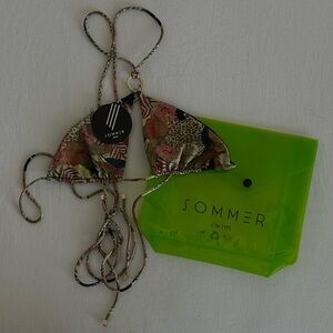 sommer swim celene jaguar - halter bikini top